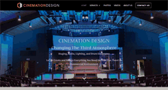 Desktop Screenshot of cinemationdesign.com