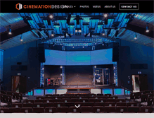 Tablet Screenshot of cinemationdesign.com